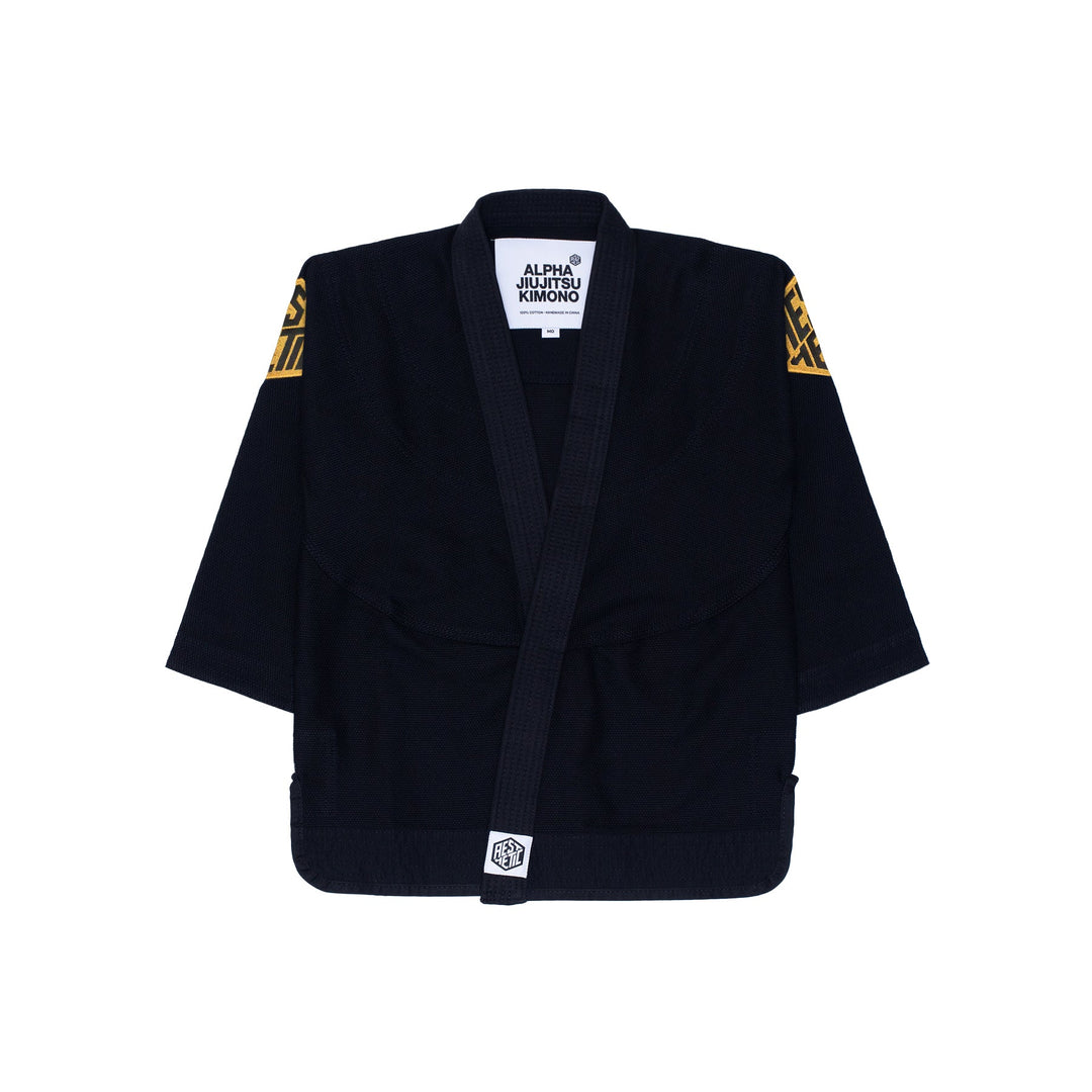 The Alpha Kids Kimono (Black/Gold)