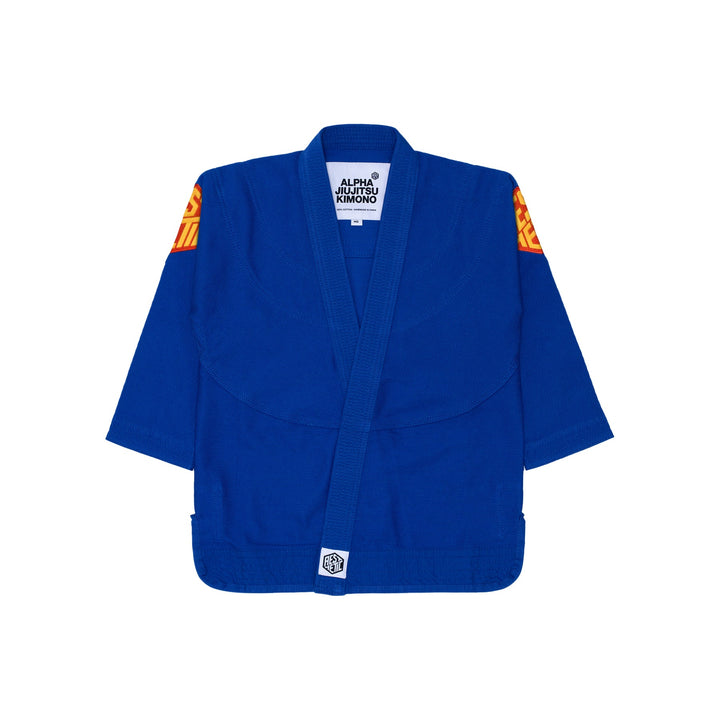 The Alpha Kids Kimono (Royal Blue/Red)