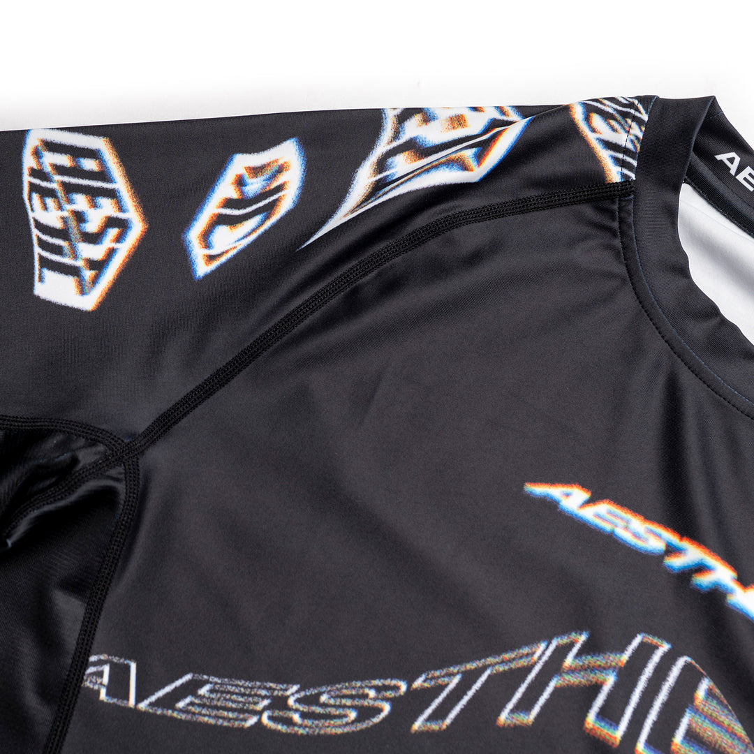 Glyph Short Sleeve Rashguard (Black)