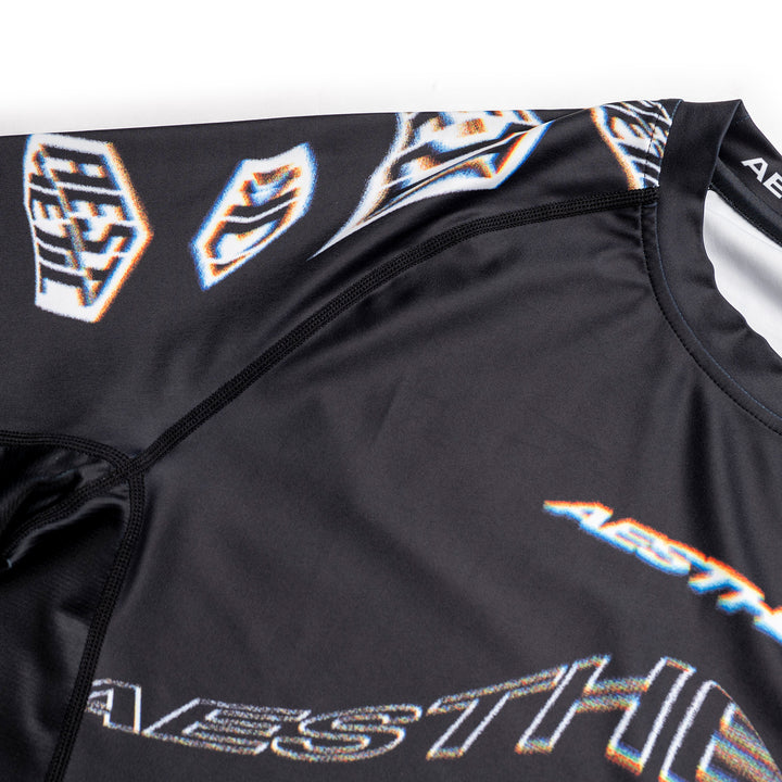 Glyph Short Sleeve Rashguard (Black)