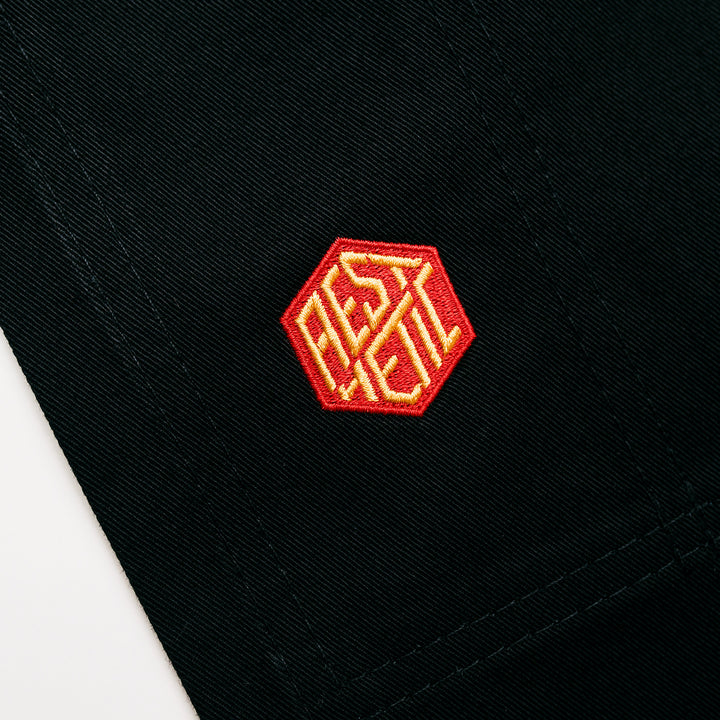 The Competitor Kimono (Black/Carmine Red)
