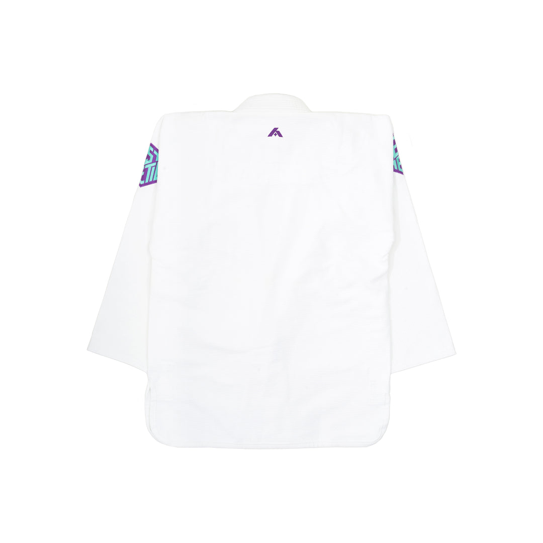 The Alpha+ Kimono (White/Emerald)