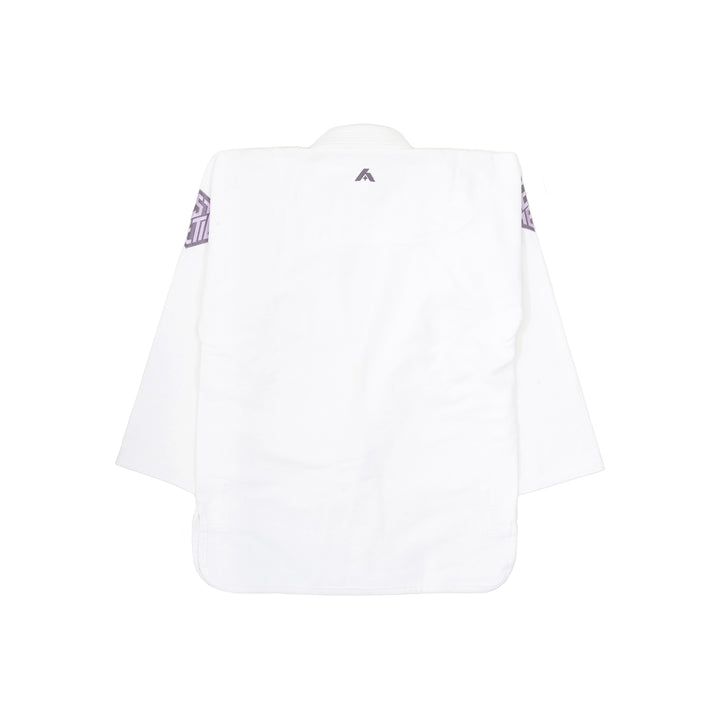 The Alpha+ Kids Kimono (White/Lilac)