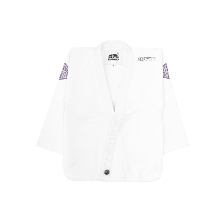 The Alpha+ Kimono (White/Lilac)