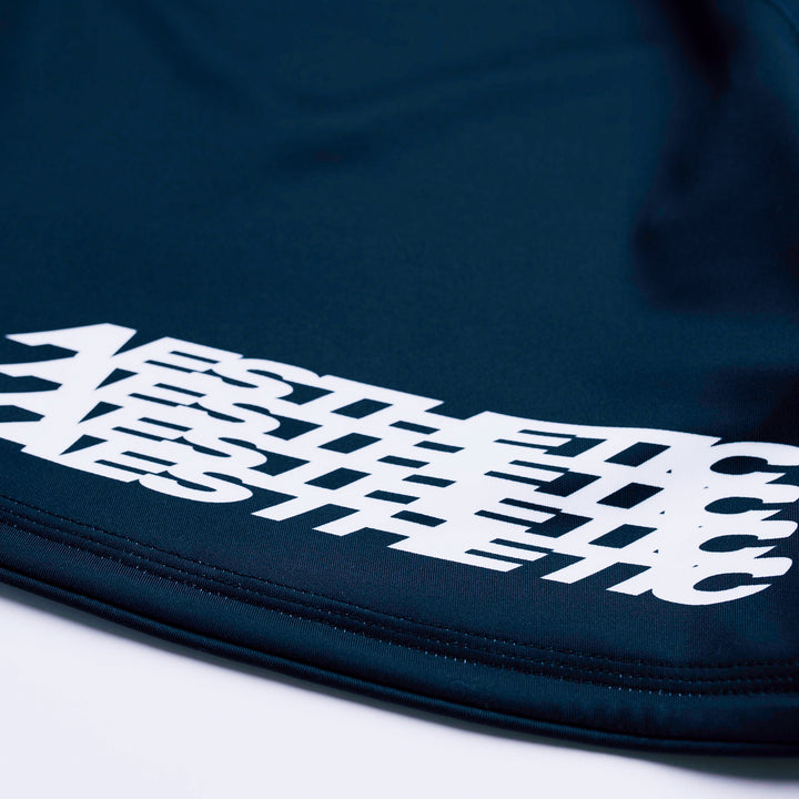 AESTHETIC Axis Combat Shorts – Black side details