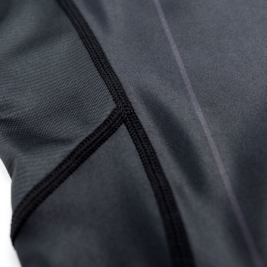 AESTHETIC Asia Long Sleeve Ranked Rashguard 2026 Black - stitch details
