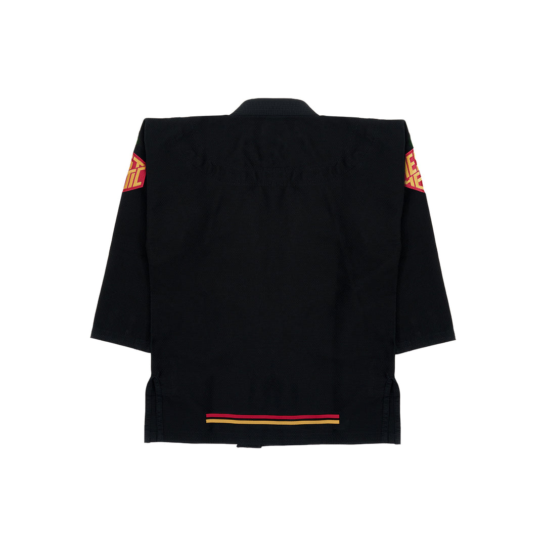 The Competitor Kids Kimono (Black/Carmine Red)