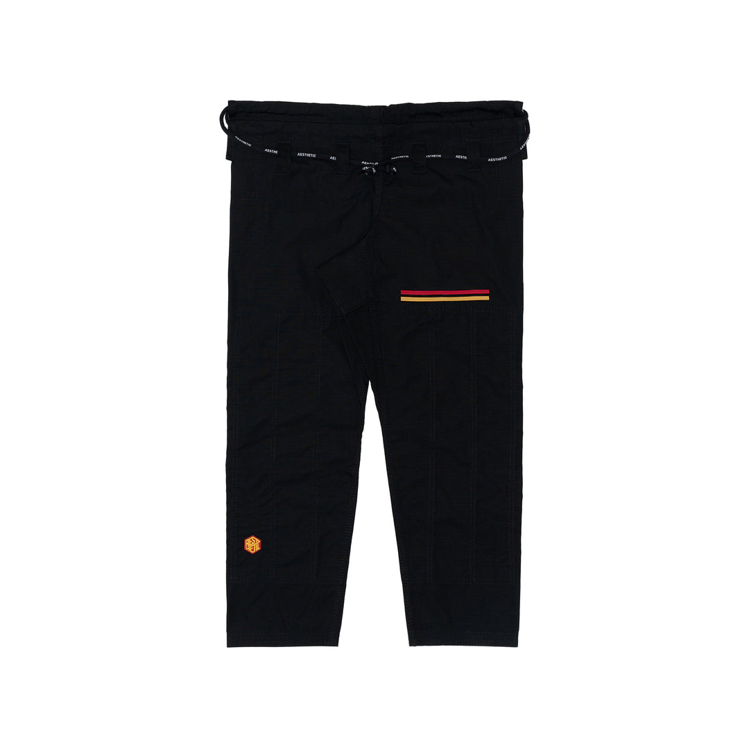 The Competitor Kimono (Black/Carmine Red)