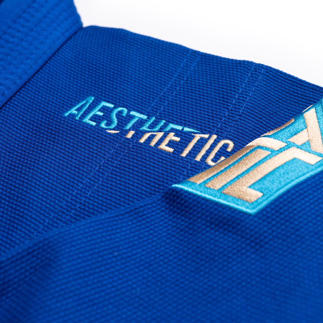 The Competitor Kids Kimono (Royal/Laser Blue)