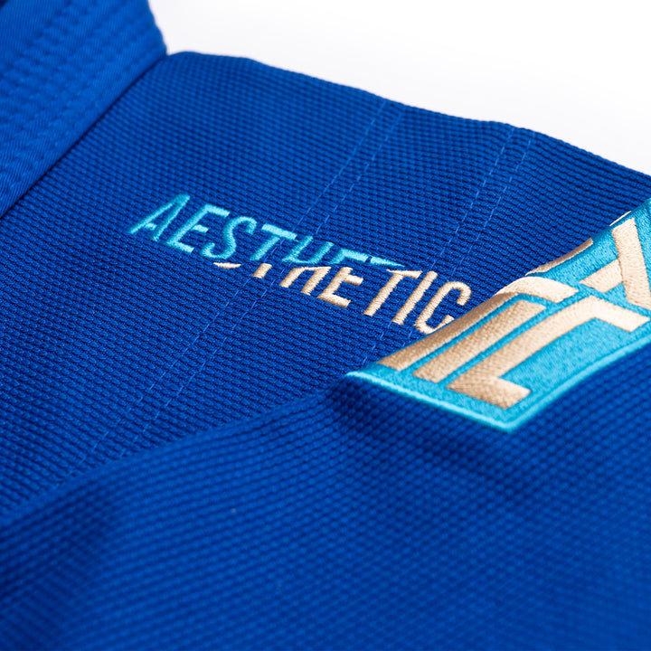 The Competitor Kids Kimono (Royal/Laser Blue)
