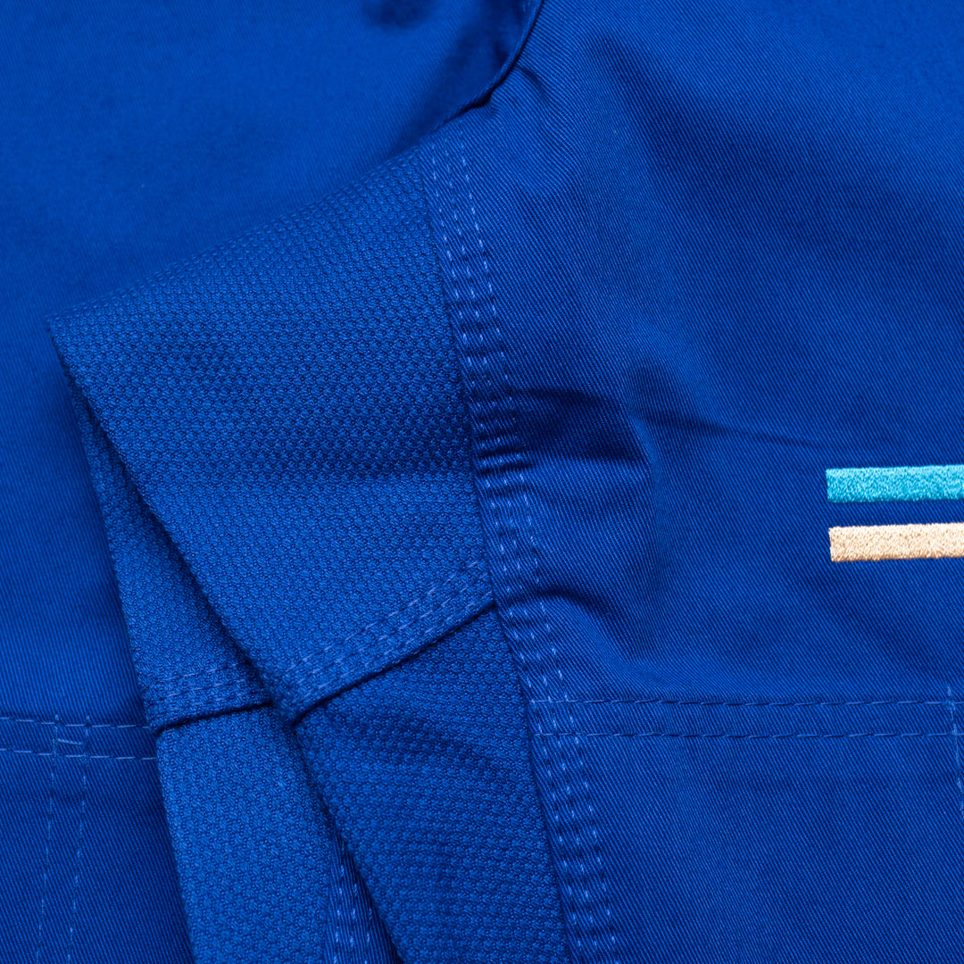 The Competitor Kimono (Royal/Laser Green)