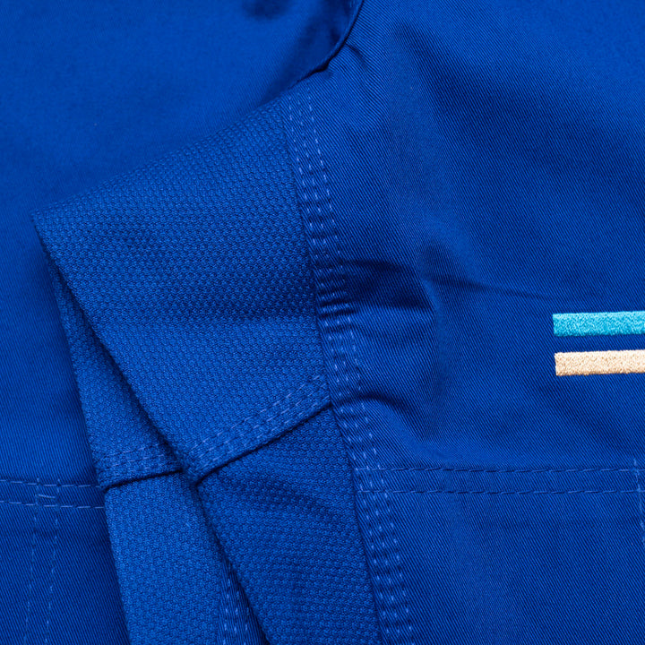 The Competitor Kimono (Royal/Laser Green)