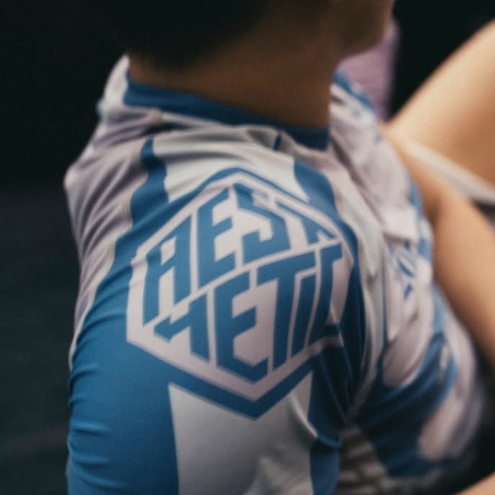 AESTHETIC Cross Short Sleeve No-Gi Rashguard – Violet