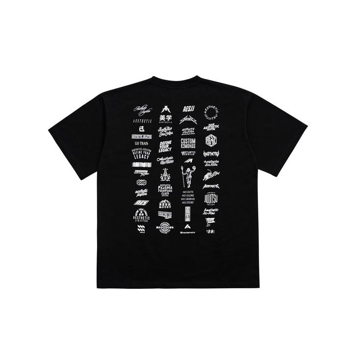 'A Decade of Logos' Oversized T-Shirt (Black)