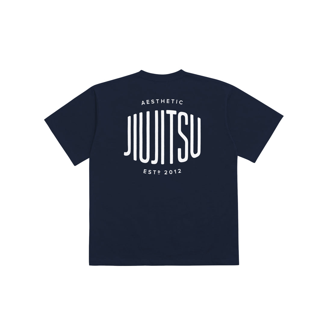 'Emblem' Oversized T-Shirt (Navy)