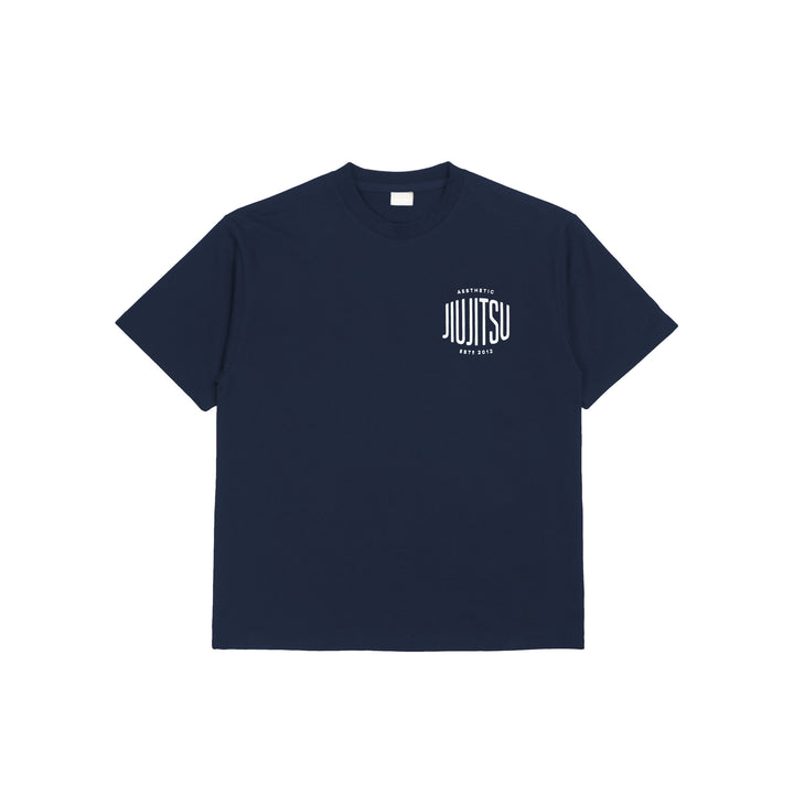 'Emblem' Oversized T-Shirt (Navy)