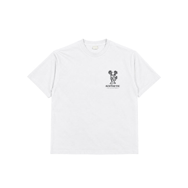 'Fine Fabrics' Oversized T-Shirt (White)