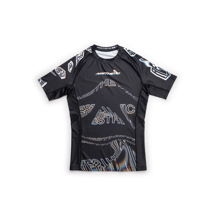 Glyph Short Sleeve Rashguard (Black)