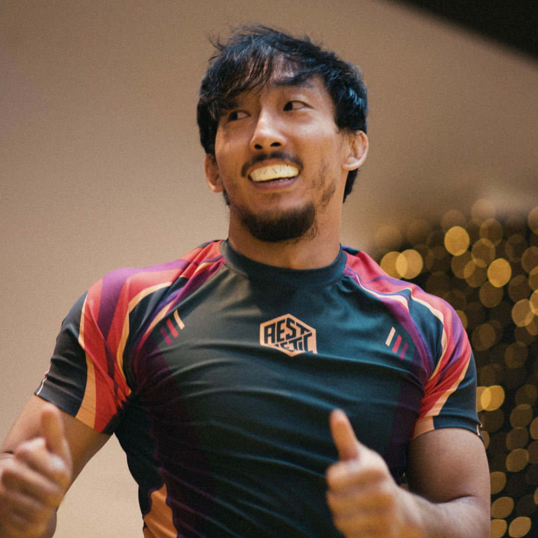 Pre-Order: 'Viridian Green' Jozef Chen Short Sleeve Rashguard