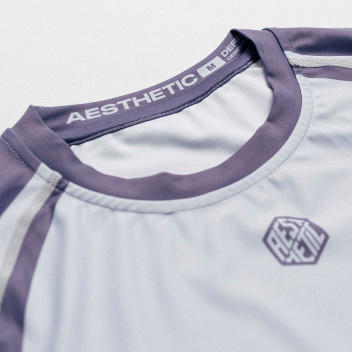 Motion Short Sleeve Rashguard (Deep Mauve)