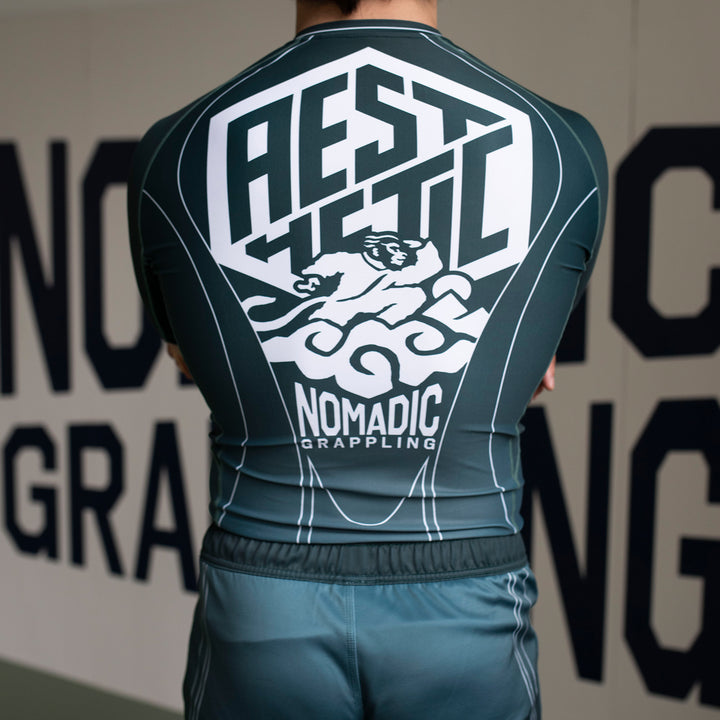 'Petrol Blue' ADCC 2026 Jozef Chen Short Sleeve Rashguard