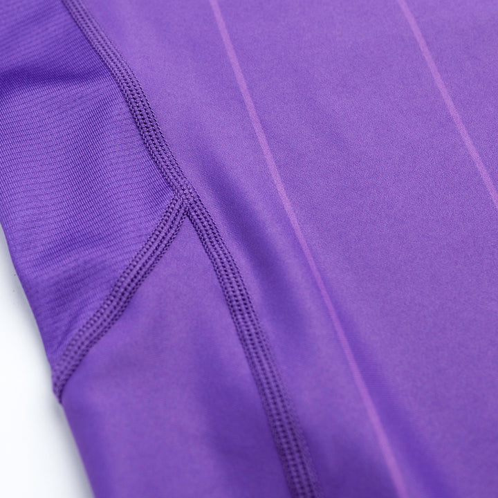 AESTHETIC Asia Long Sleeve Ranked Rashguard 2026 Purple - stitch details