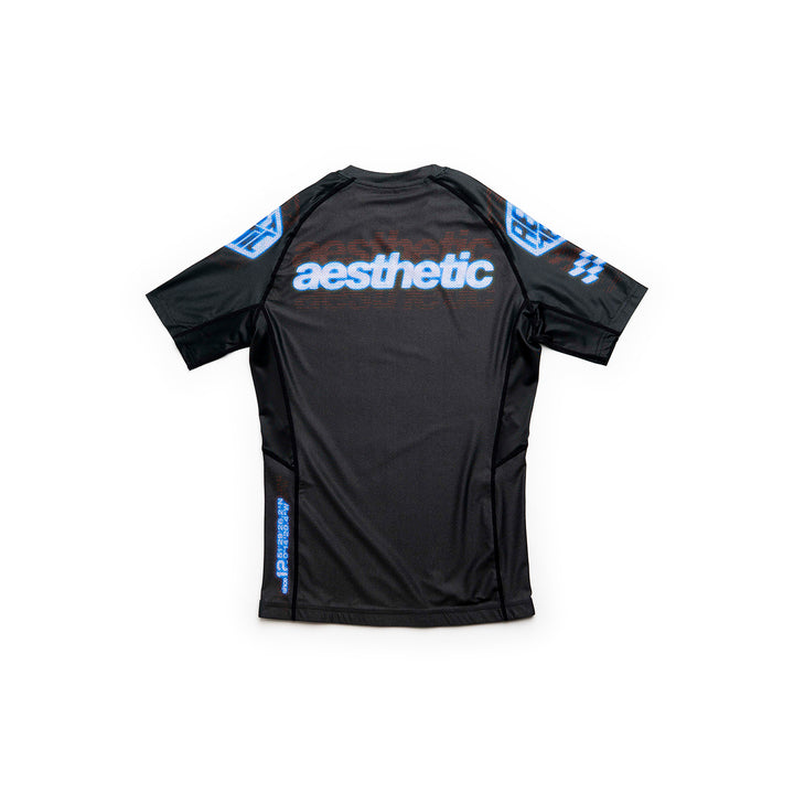 AESTHETIC Axis XPLR Short Sleeve Rashguard - Synth back view