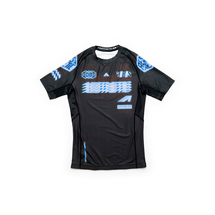 AESTHETIC Axis XPLR Short Sleeve Rashguard - Synth front view