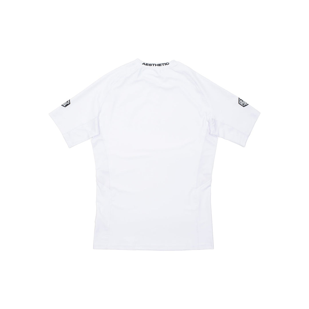 Uniform Short Sleeve Rashguard (White)