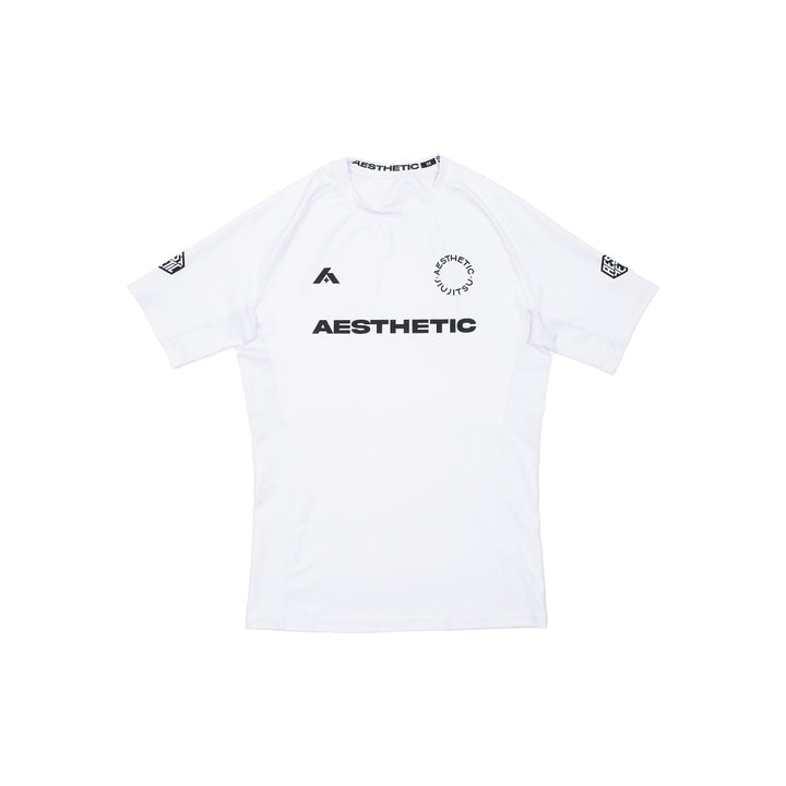 Uniform Short Sleeve Rashguard (White)