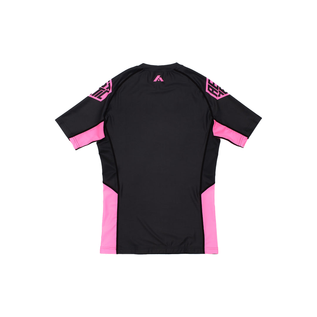 Fluro Pink Short Sleeve Rashguard