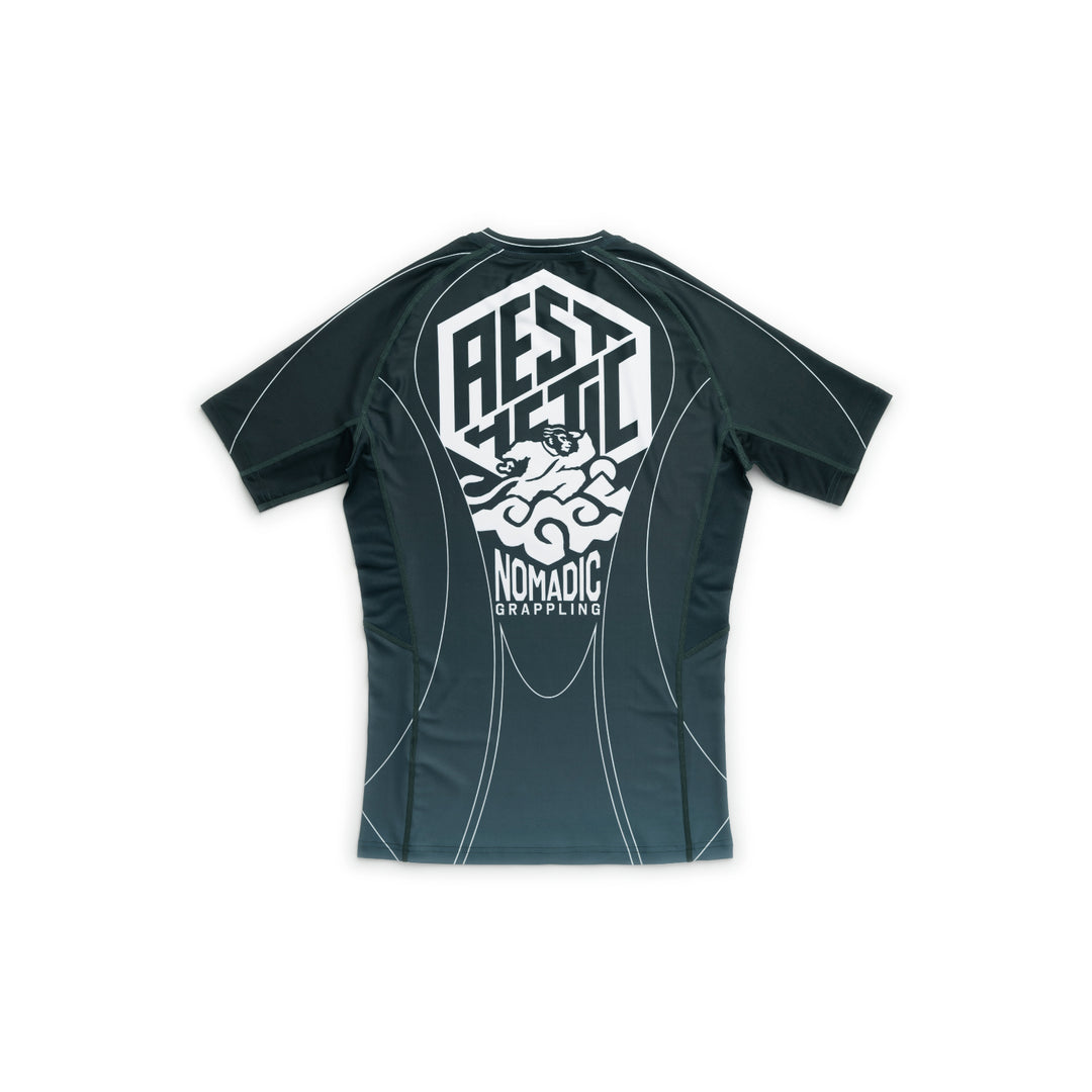 'Petrol Blue' ADCC 2026 Jozef Chen Short Sleeve Rashguard