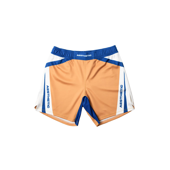 AESTHETIC Cross Combat BJJ Shorts – Royal front view