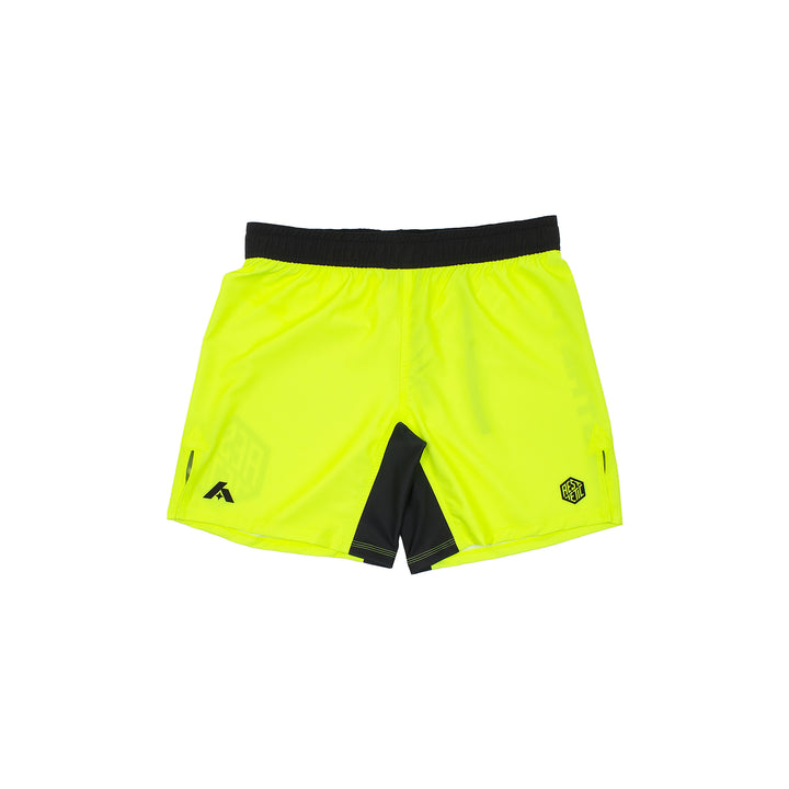 Fluro Yellow Grappling Shorts