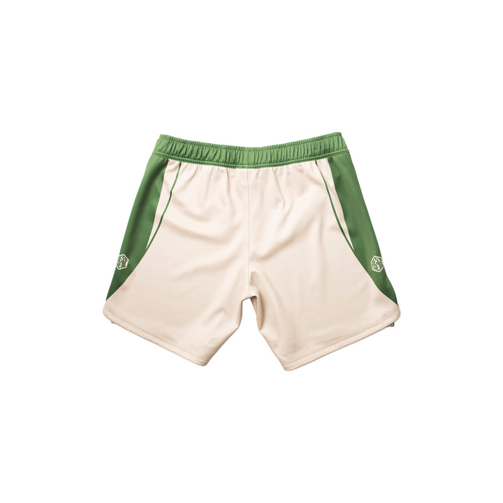 AESTHETIC Motion Combat Shorts – Hunter Green back view