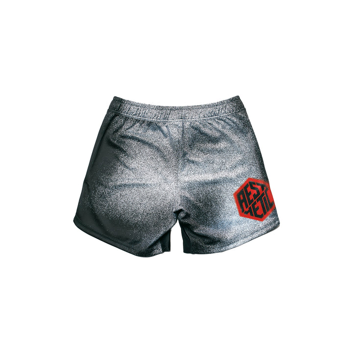 AESTHETIC Static Combat Shorts – Black back view